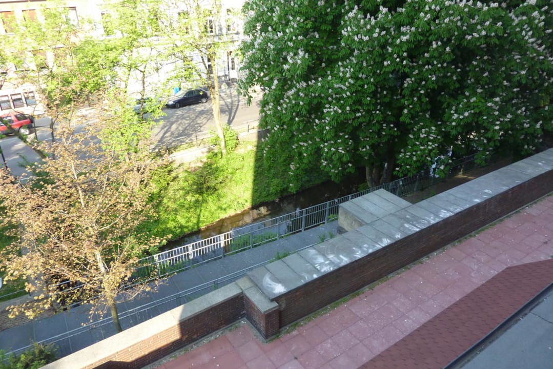 Blick aus dem Fenster Hamtor-Stadthotel