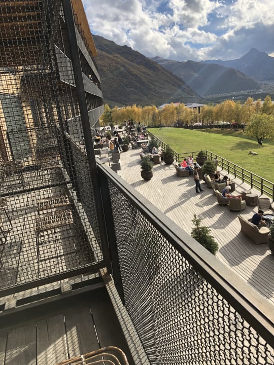 Außenansicht Hotel Kazbegi