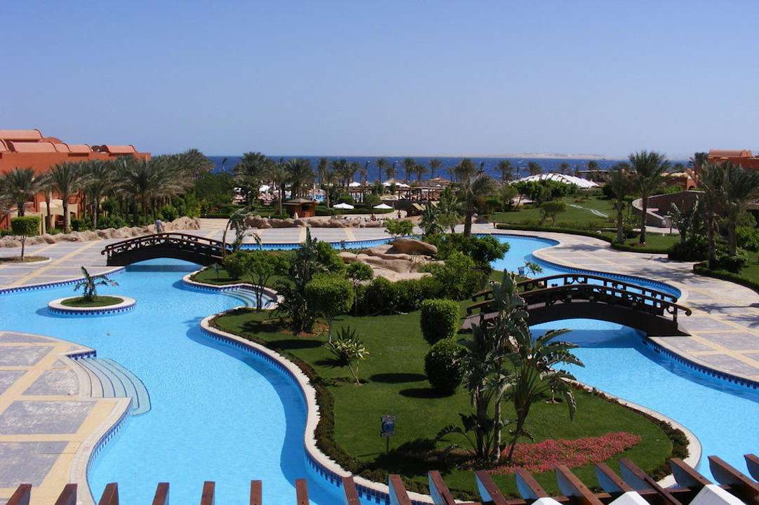 Widok z tarasu recepcji Sharm Grand Plaza Resort