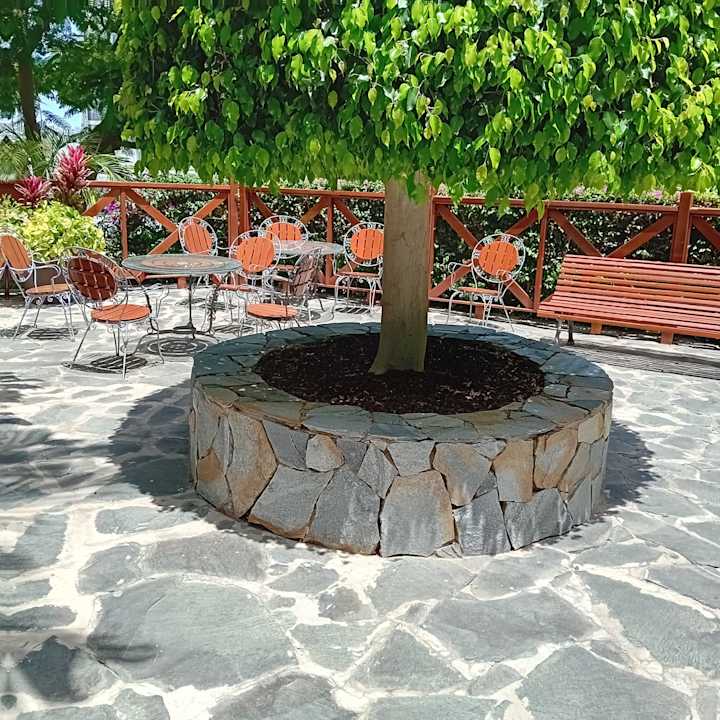 Gartenanlage allsun Hotel Lucana