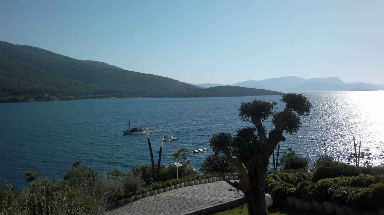 Auf dem Weg zum Strand La Blanche Island Bodrum