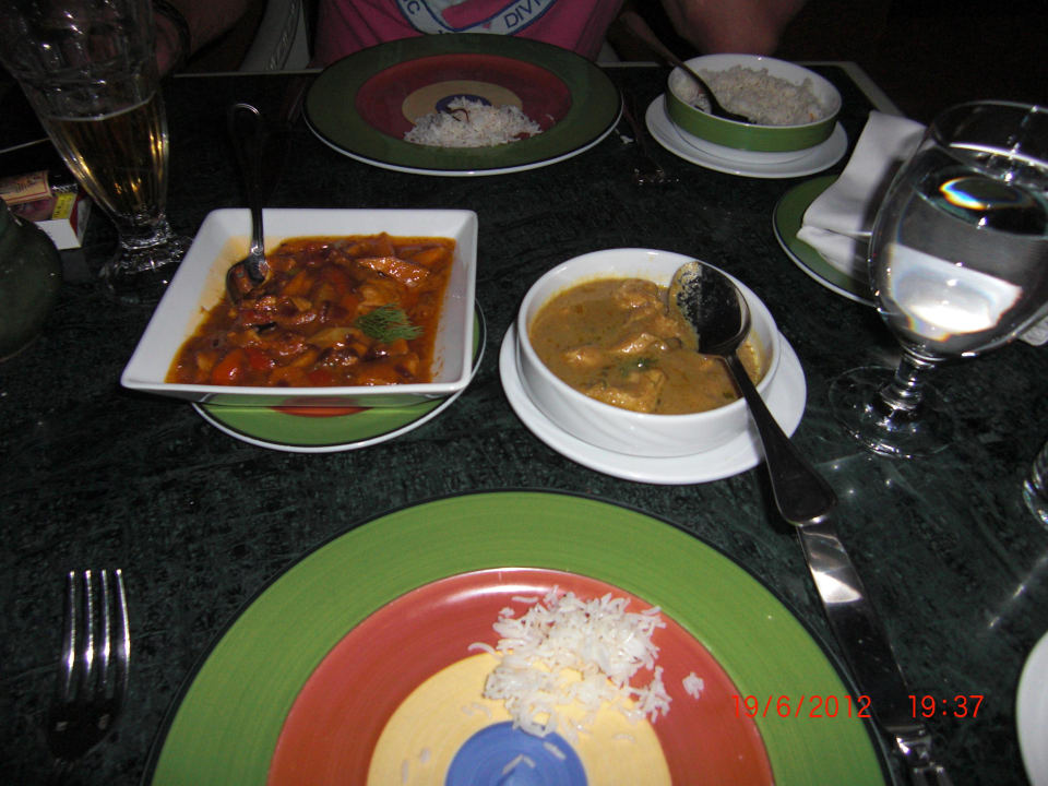 Lecker gegessen im Mumbai Makadi Palace