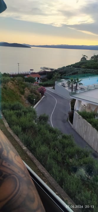 Ausblick Akrathos Beach Hotel