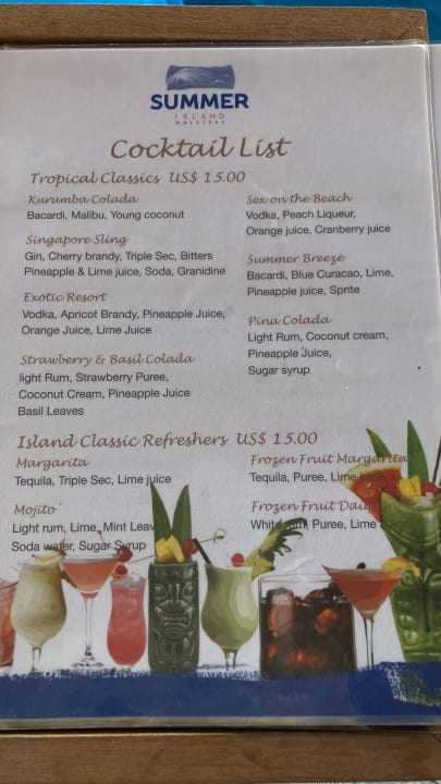 Gastro Summer Island Maldives