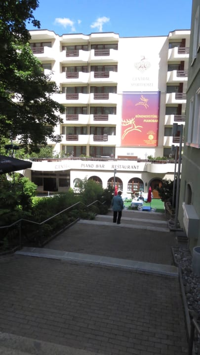 Eingangsbereich Central Sporthotel Davos