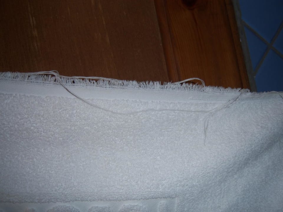 Kaputte Handtücher Hotel Miramare Park