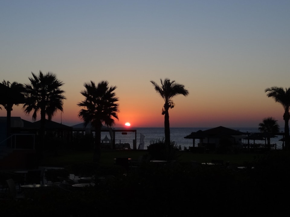 Sonnenaufgang, ein tolles Erlebnis Rodos Palladium Leisure & Wellness