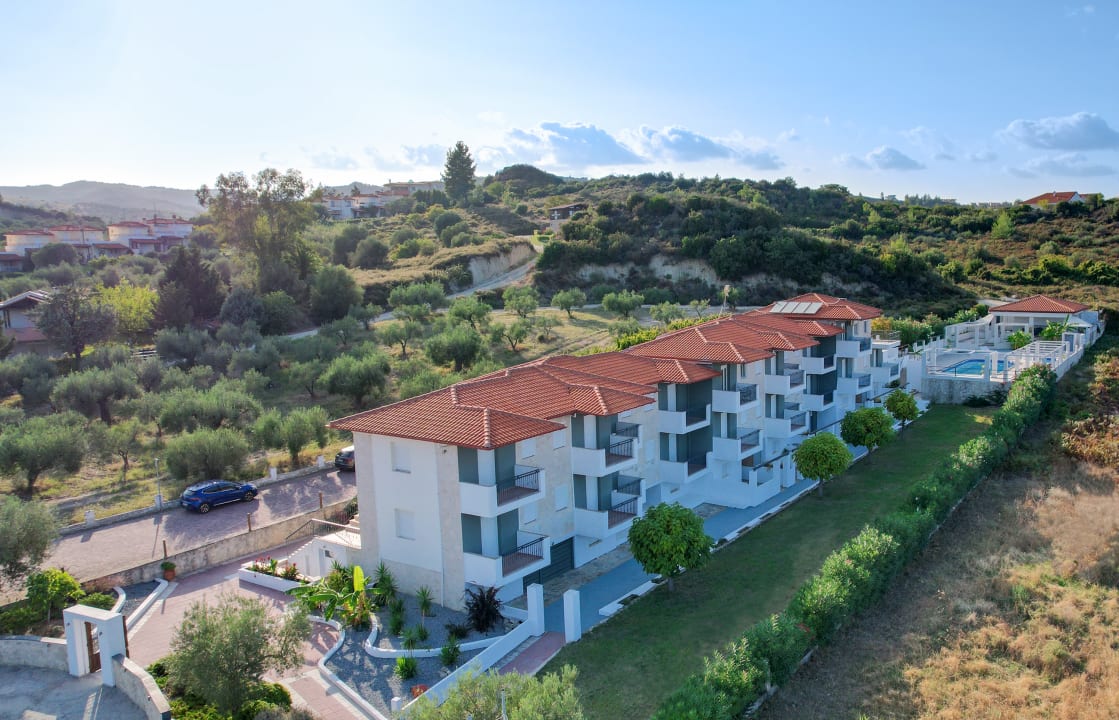 Außenansicht Ampelia Hotel Kassandra