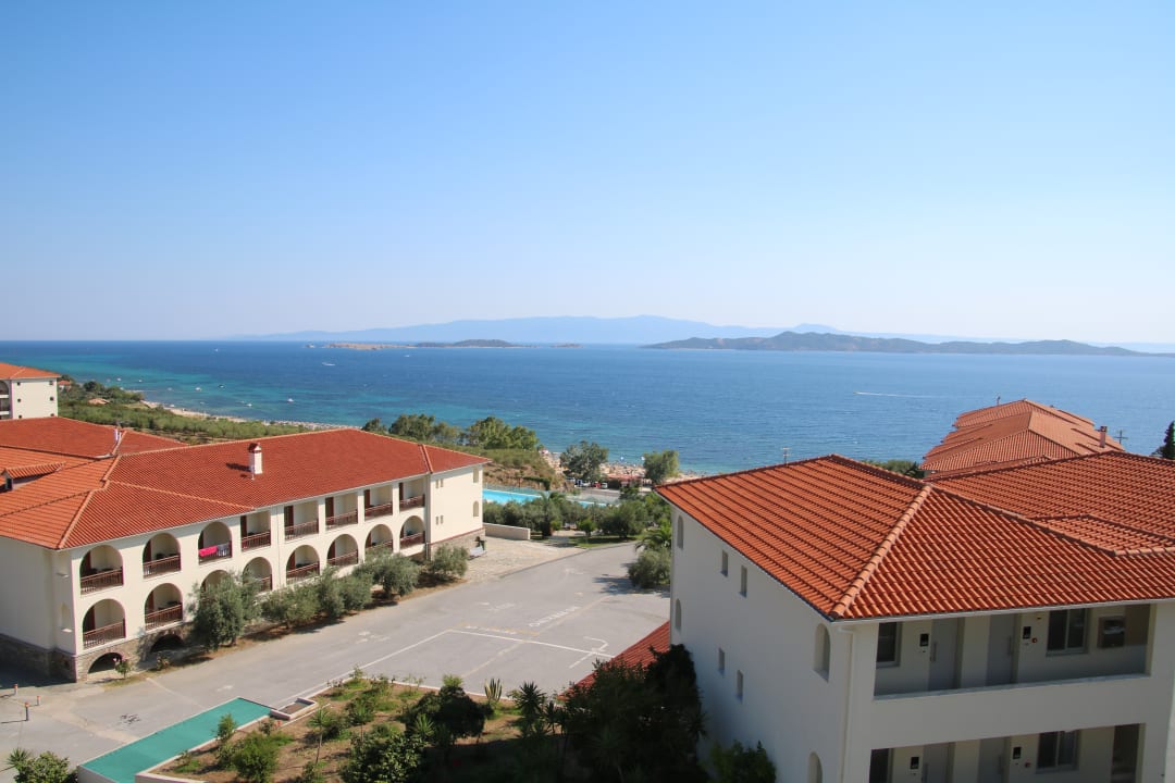 Ausblick Akrathos Beach Hotel