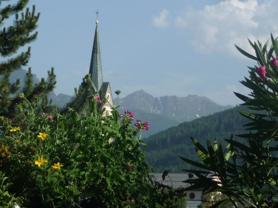 Ausblick über Radstadt Pension Haus Alpina