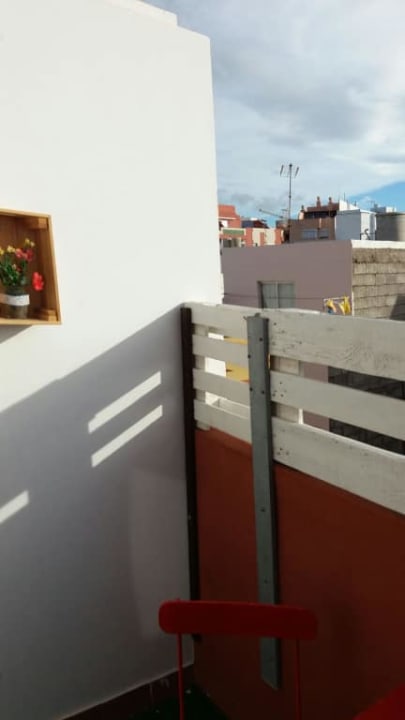 Widok z balkonu Hostel Casa Grande Surf