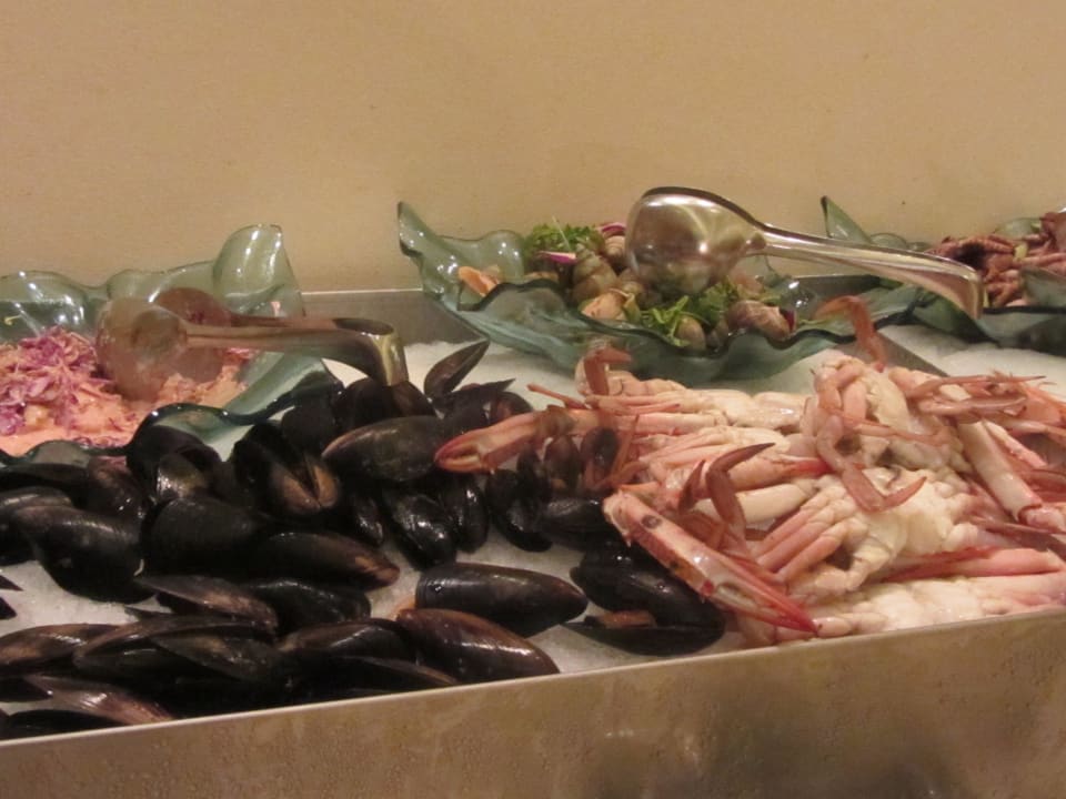 Die tägliche Meeresfrüchte-Auswahl Fairmont The Palm