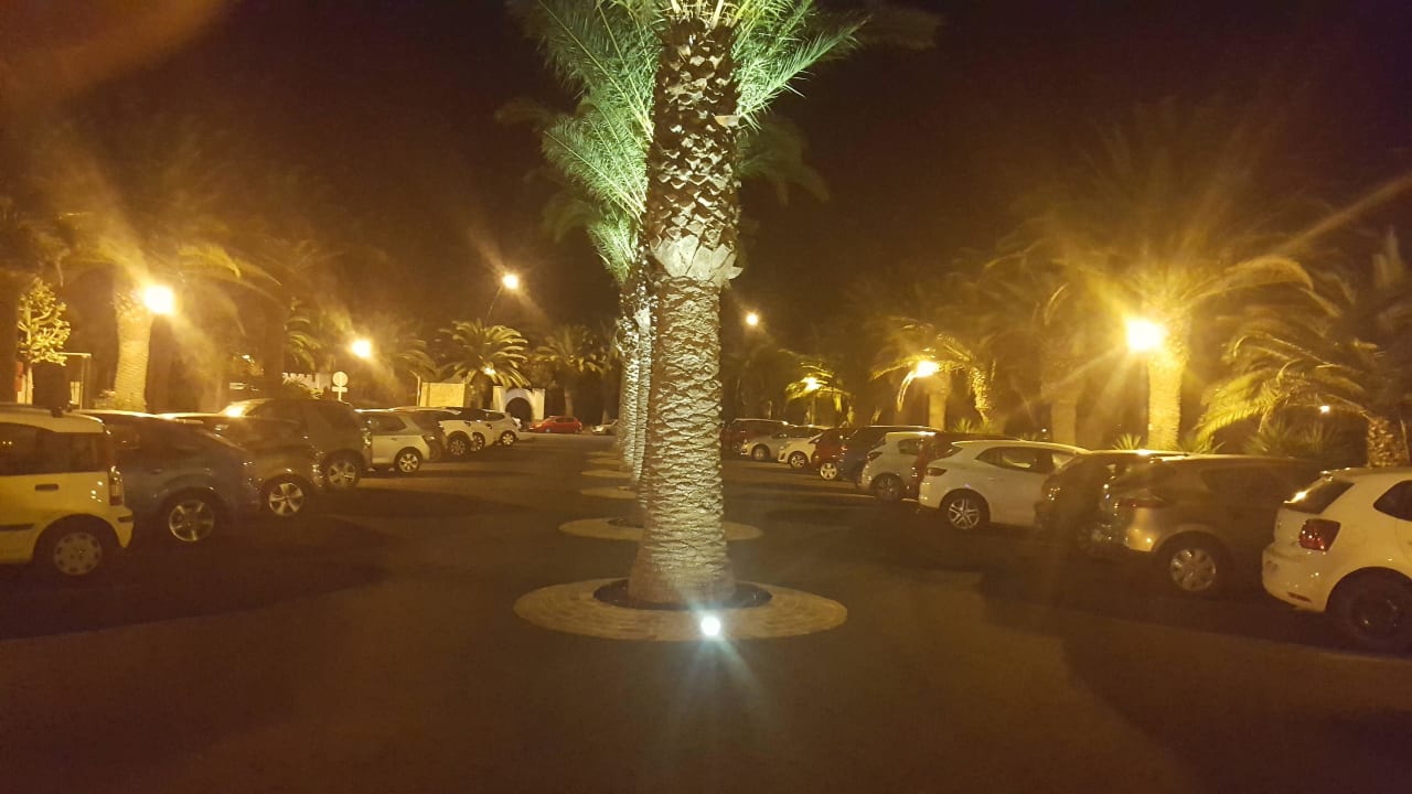 Neuer Eingang vor demm Hotel SBH Monica Beach Resort