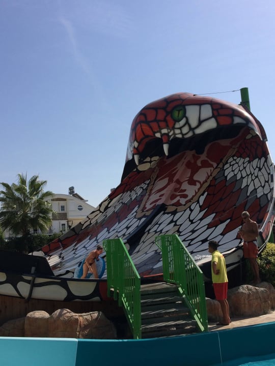 Kobra-Rutschen, nur mit Reifen Crystal Waterworld
