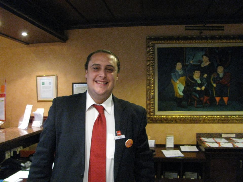 Miguel von der Rezeption Hotel Riu Chiclana