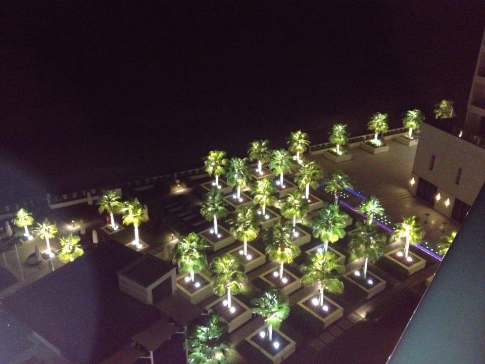 Pool by Night Crowne Plaza Hotel Yas Island