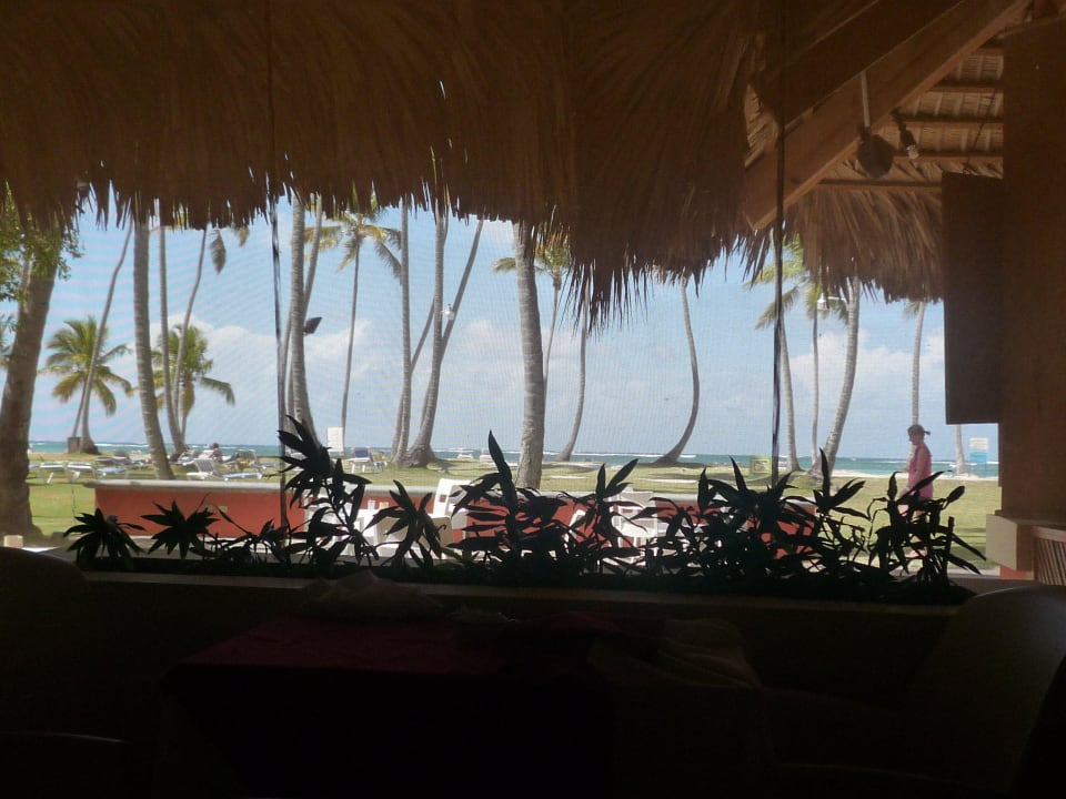 Ausblick beim Essen des 2. Restaurant Wyndham Alltra Samana