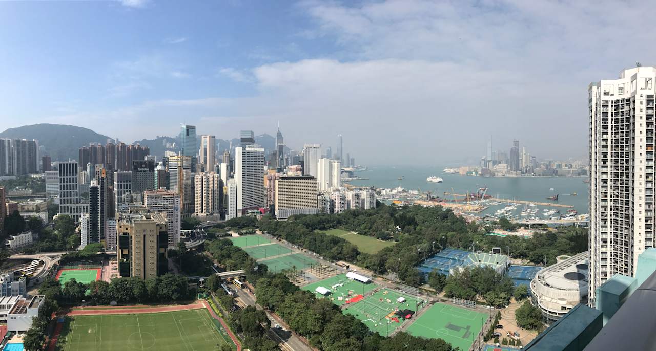 Ausblick Metropark Hotel Causeway Bay Hong Kong