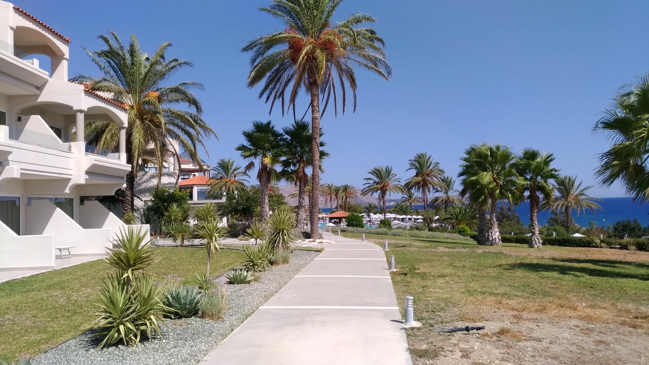 Gartenanlage Rodos Princess Beach Hotel & Spa