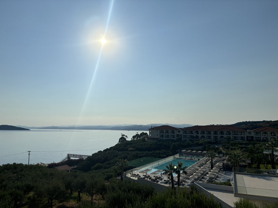 Ausblick Akrathos Beach Hotel