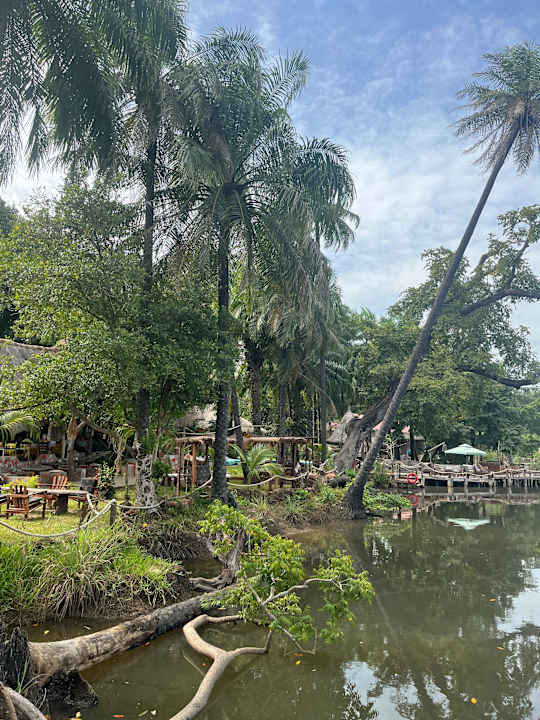 Gartenanlage AbCa's Creek Lodge