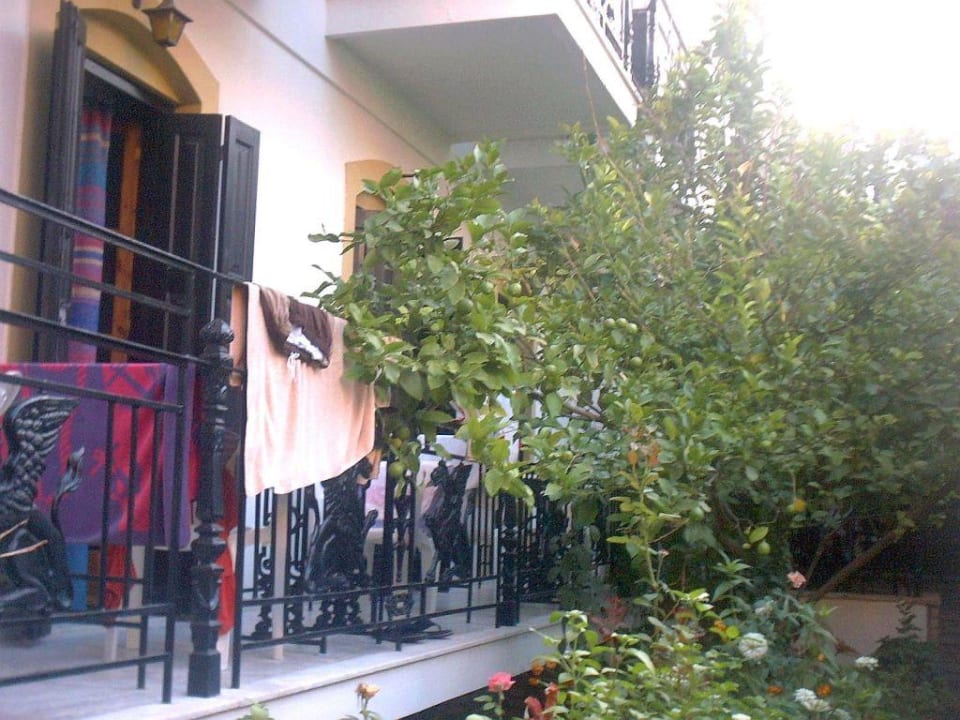 Blick auf den Balkon des Hotels Pegasus Hotel Pegasus