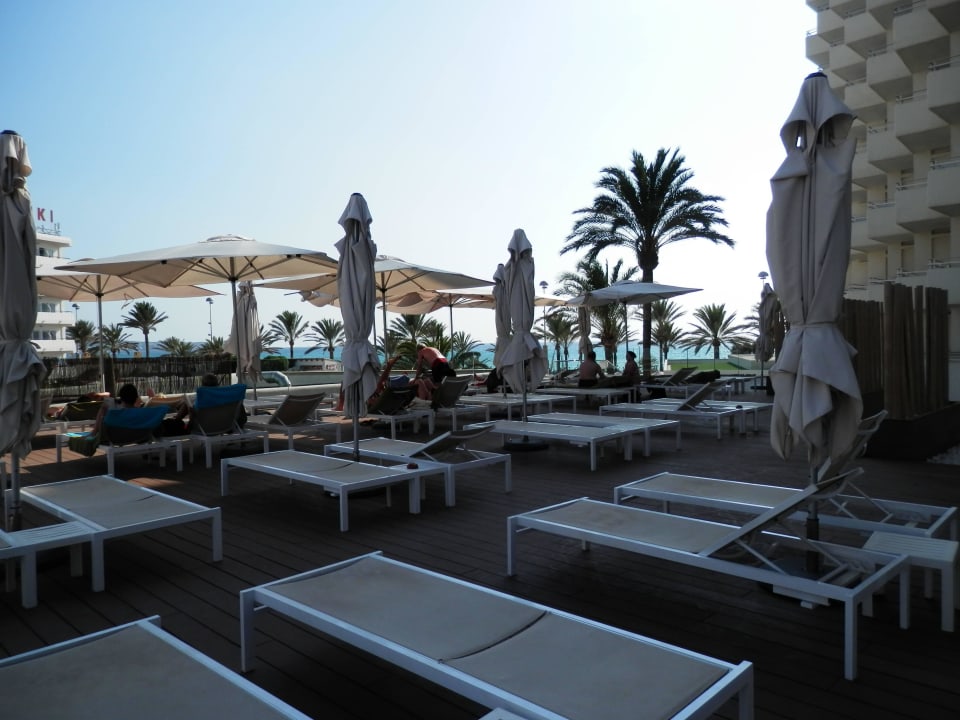 Sonnenterrasse über dem Speisesaal Hotel HM Gran Fiesta