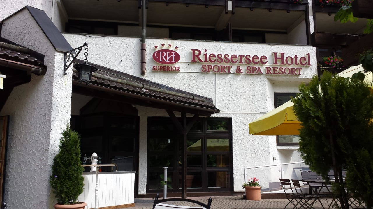 Von der Terrasse aus Riessersee Hotel