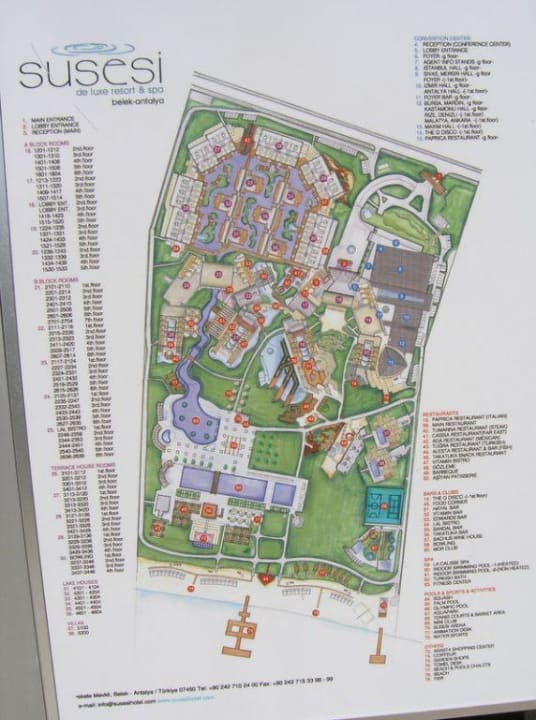 Lageplan  Susesi Luxury Resort