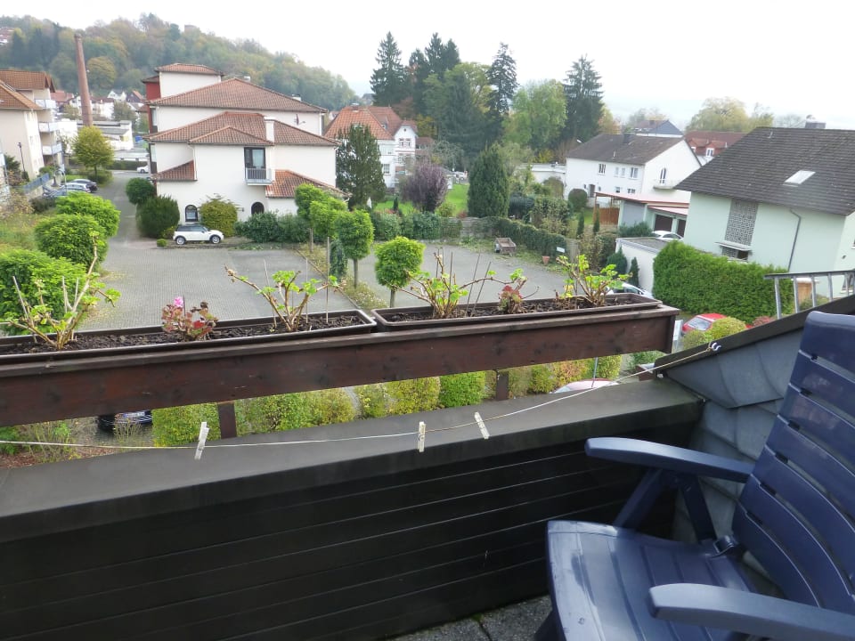 Blick aus der 2. Etage Pension Huttental