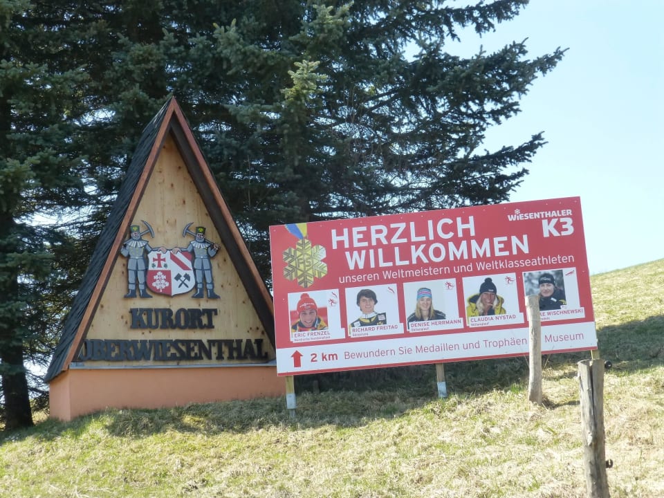 Ortseingang Rathaushotels Oberwiesenthal