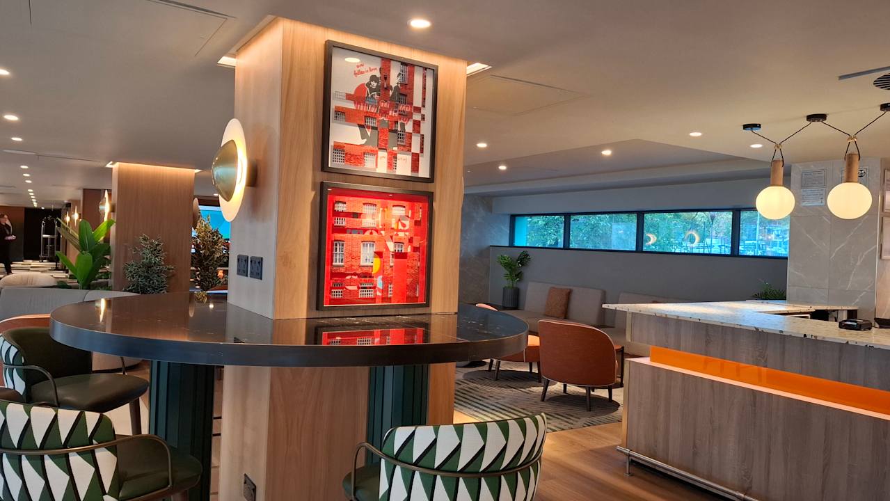 Lobby Manchester Marriott Hotel Piccadilly