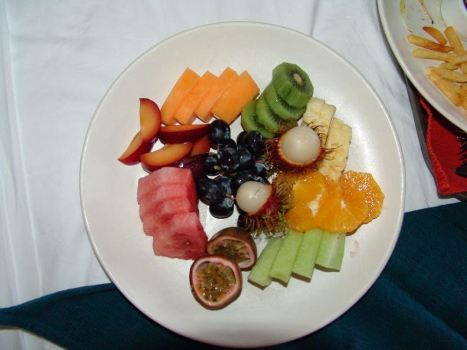 Früchteteller Mirihi Island Resort