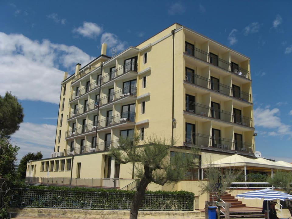 Hotel vom Strand aus gesehen Hotel Fenix