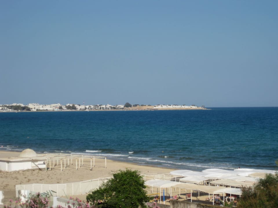 Blick nach Hammamet The Orangers Beach Resort and Bungalows