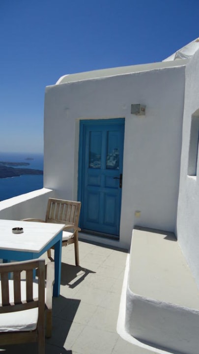 Eingangsbereich und Terrasse Honeymoon Petra Villas