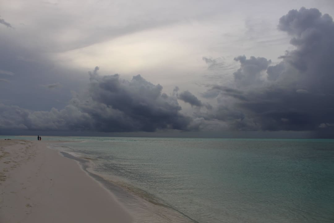 Bewölkung Kuramathi Maldives