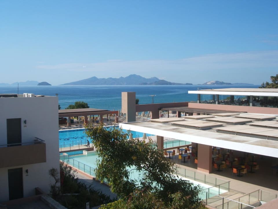 Ausblick vom Balkon  Atlantica Mikri Poli Kos