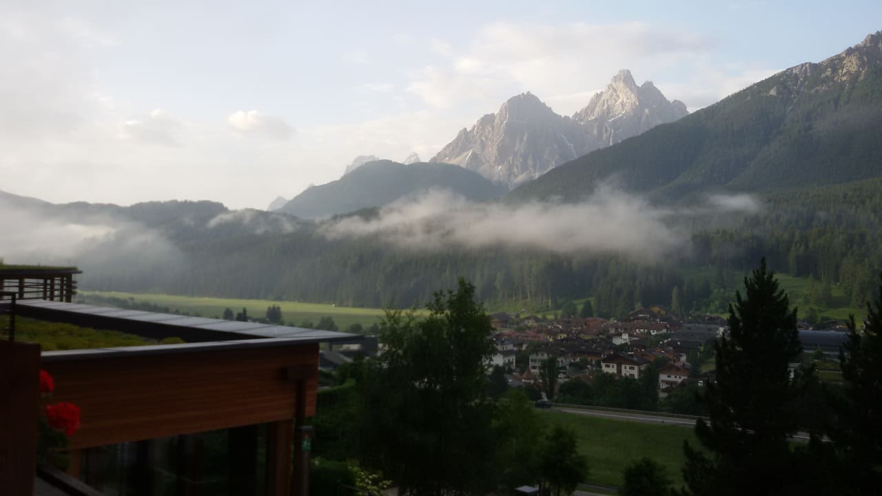 Die Sonne geht auf (Blick vom Balkon) Naturhotel Leitlhof
