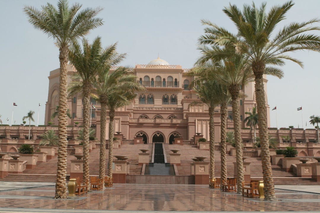 Hotel Frontansicht Emirates Palace Mandarin Oriental