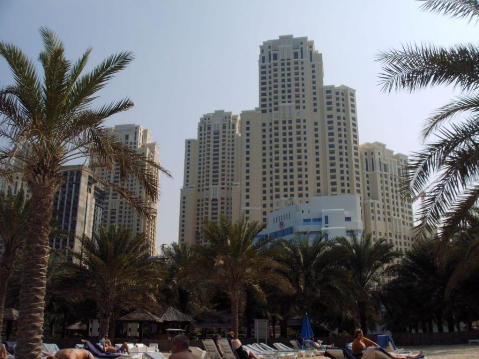Ansicht vom Strand aus Sheraton Jumeirah Beach Resort