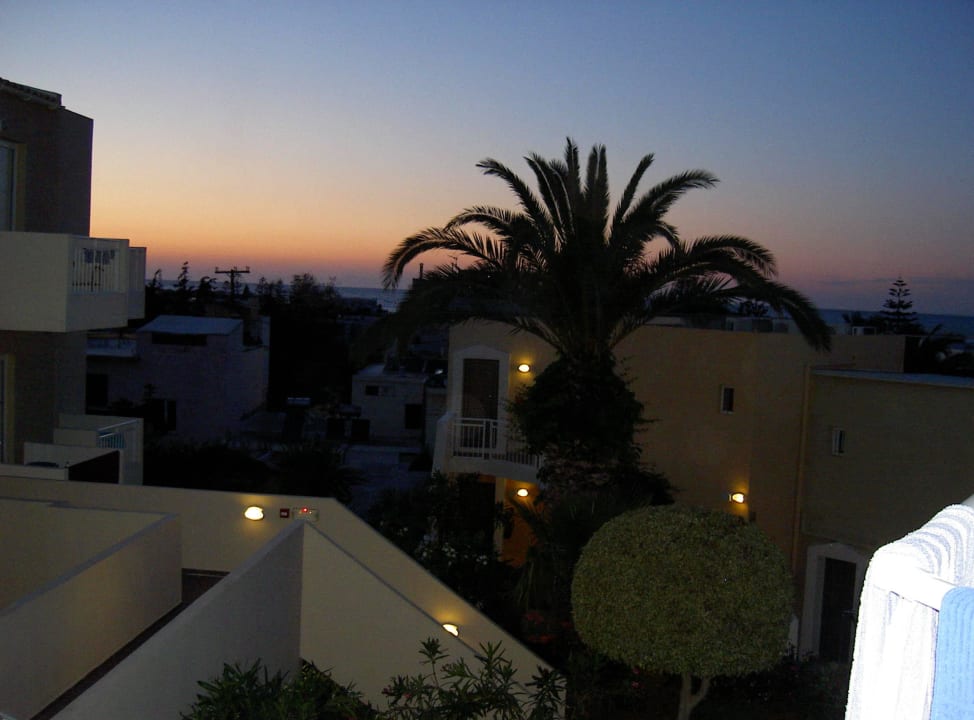 Blick vom Balkon Nefeli Hotel Rethymno