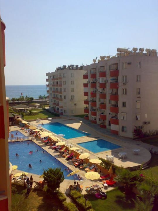Blick aus dem Balkon Grand Uysal Beach & Spa Hotel