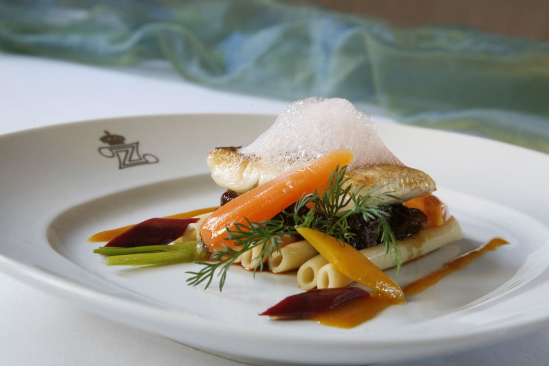 Feine Küche im Kaminrestaurant Schloss Hotel Dresden-Pillnitz