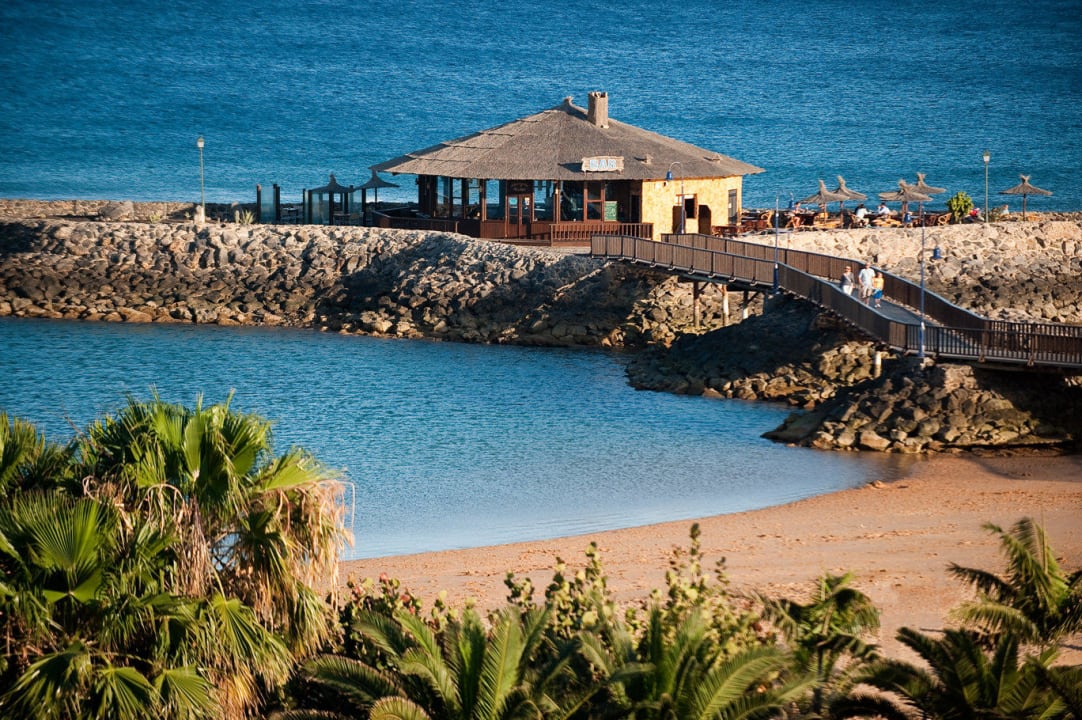 Vista desde el Hotel al Restaurante "La Isla" Sheraton Fuerteventura Golf & Spa Resort