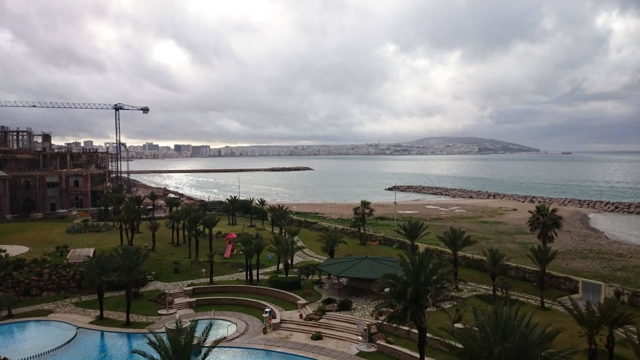 Blick vom Zimmerbalkon Mövenpick Hotel & Casino Malabata Tanger