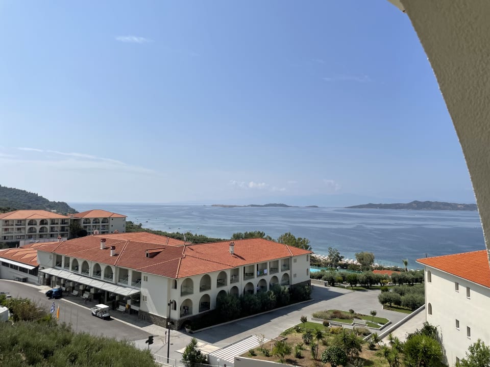 Ausblick Akrathos Beach Hotel