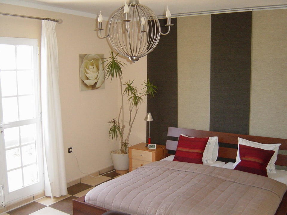 Ferienwohnung A: Eins der vier Schlafzimmer Finca Arico