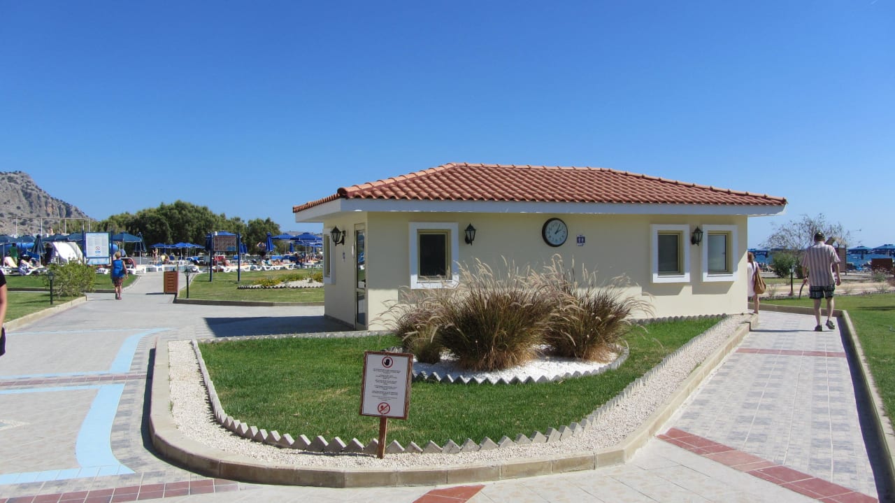 Toiletten am Strand-Restaurant Lindos Princess Beach Resort & Spa