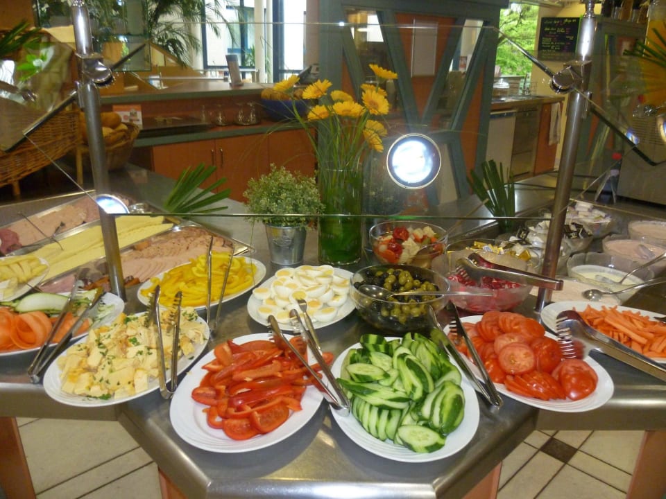 Rohkostauswahl am Büffet Kurpfalz-Jugendherberge Speyer
